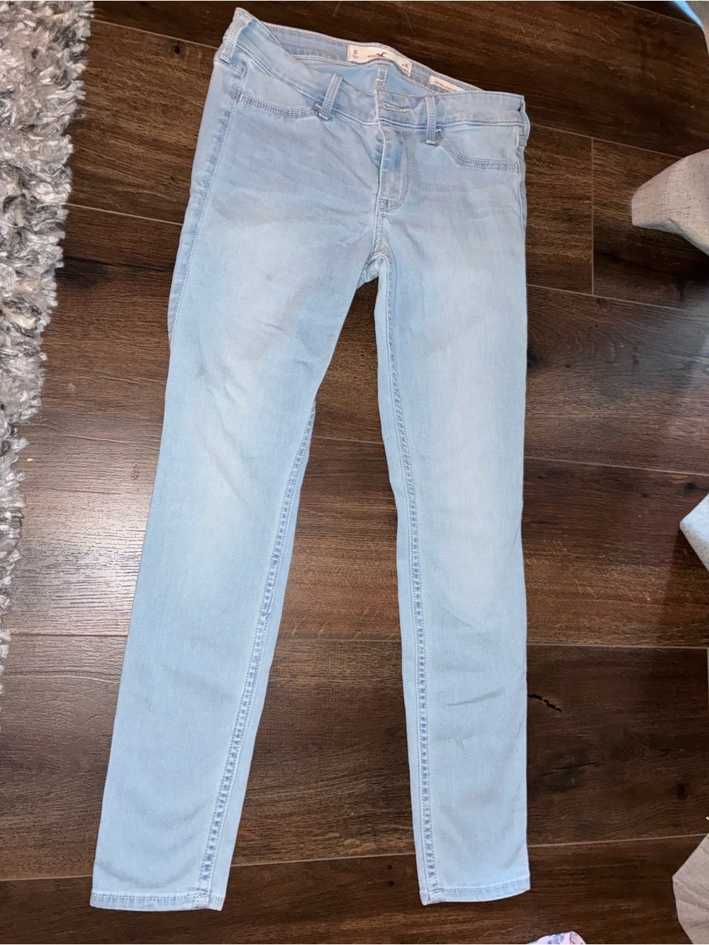 Hollister Low Rise Light Wash Jean Leggings W25 L26